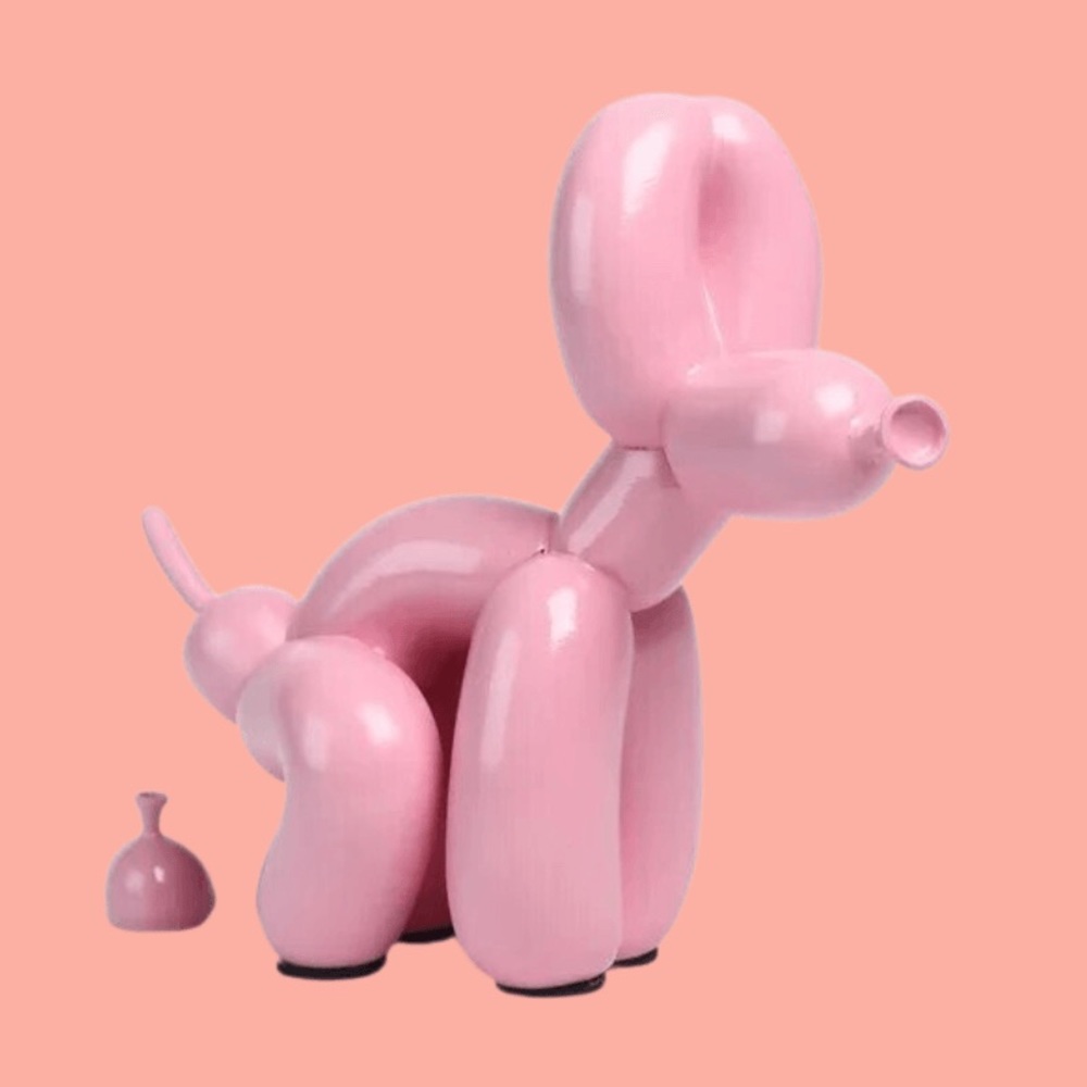 The Refined Emporium ~ Pooping Dog Art Figurine